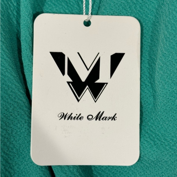 White Mark Turquoise Midi Skirt Size M New With Tags - Picture 15 of 16